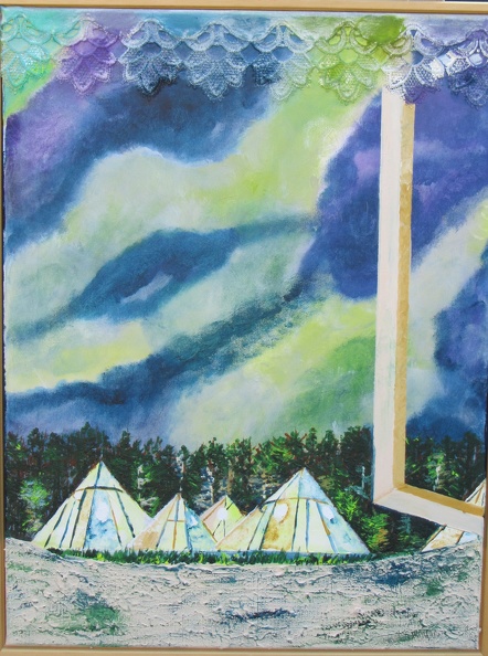 Tenten In Noorderlicht 80X60