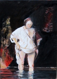 Badende Vrouw Rembrandt